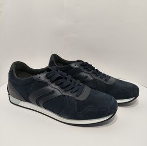 Geox Respira Men's Sneakers "Navy"Size 12 U Viento C Suede+Synt Lea  U742LC 022B